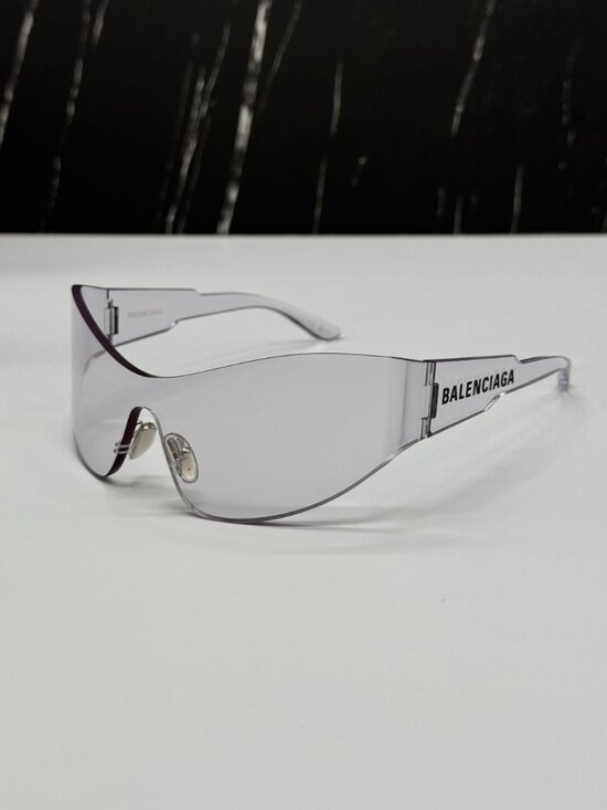 NEW BALENCIAGA BB0257S 002 CLEAR SHIELD UNISEX SUNGLASSES BALENCIAGA EYEWEAR main image 10
